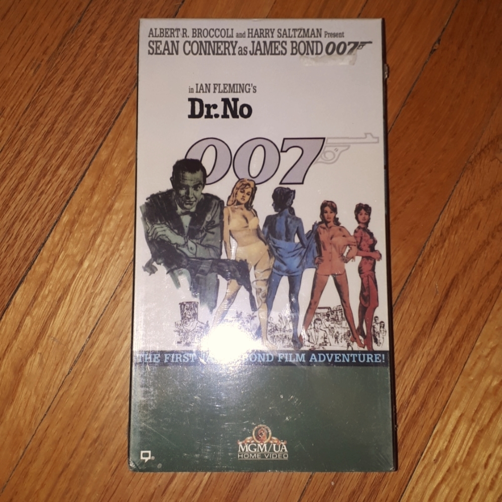 Sealed copy of Dr. No VHS